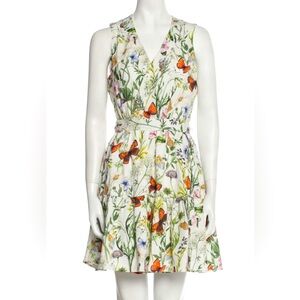 Christian Lacroix Floral Print Mini Dress w/ Tags Size: M